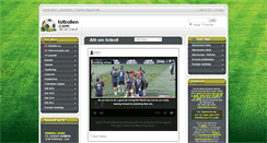 Desktop Screenshot of fotbollen.com